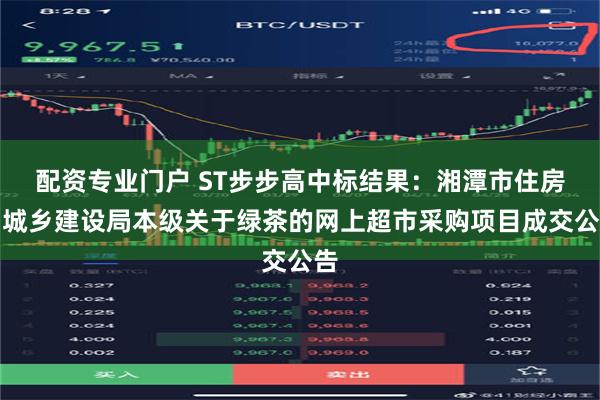 配资专业门户 ST步步高中标结果：湘潭市住房和城乡建设局本级关于绿茶的网上超市采购项目成交公告